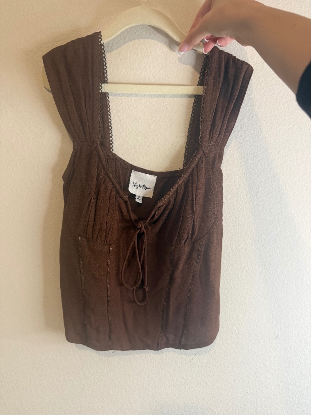 sky to moon corset top